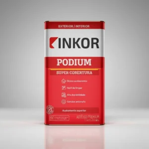 Tinta Acrílica Premium Inkor Podium Fosco 18L Interior e Exterior